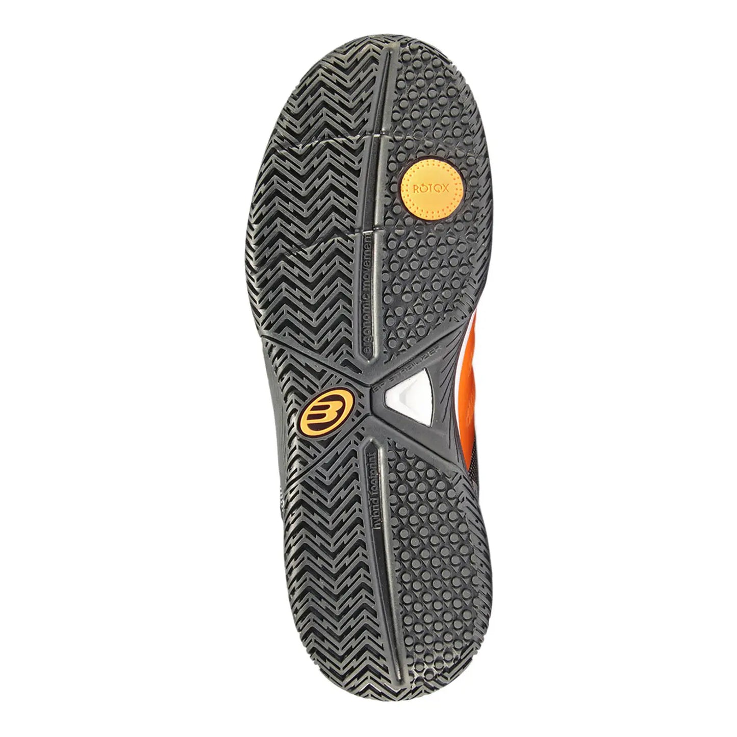 ZAPATOS BULLPADEL PRF COMFORT 24I CK62005037 NEGRO/NARANJA