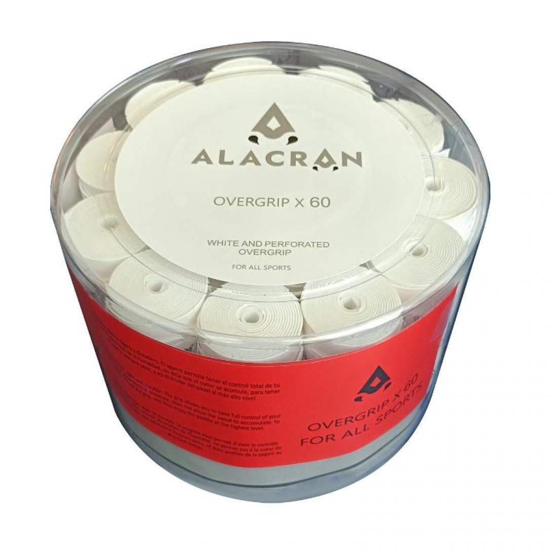 Tambor Alacran Overgrips Perforados Blanco X unidad