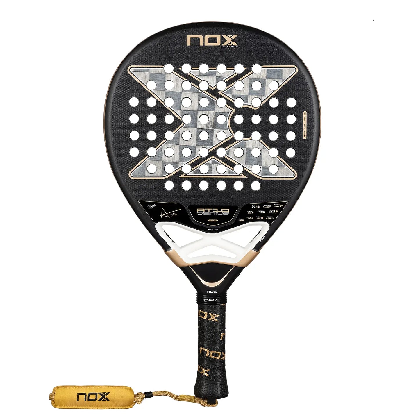 PALA NOX AT10 GENIUS 18K ALUMBY AGUSTIN TAPIA PAT10GENIUS1826