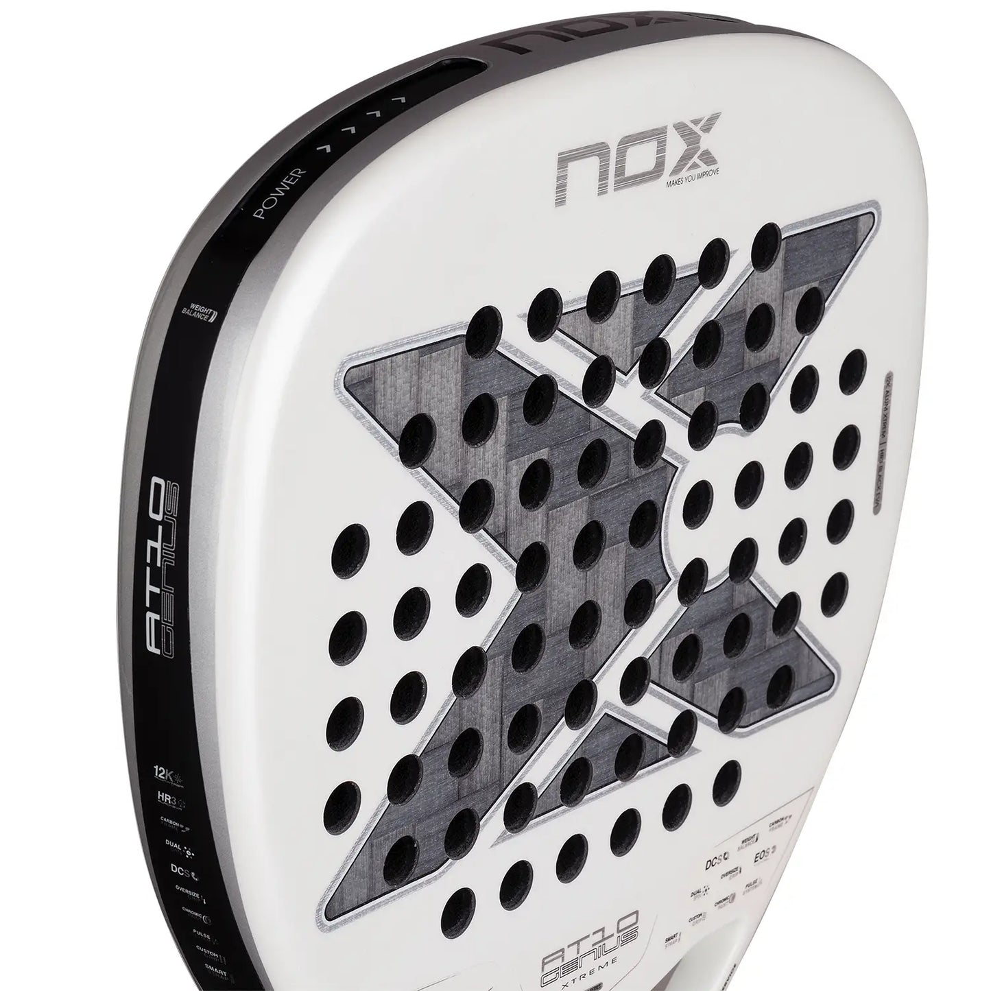 PALA NOX AT10 GENIUS ATTACK 12K ALUM XTREME BY AGUSTIN TAPIA PAT 2026