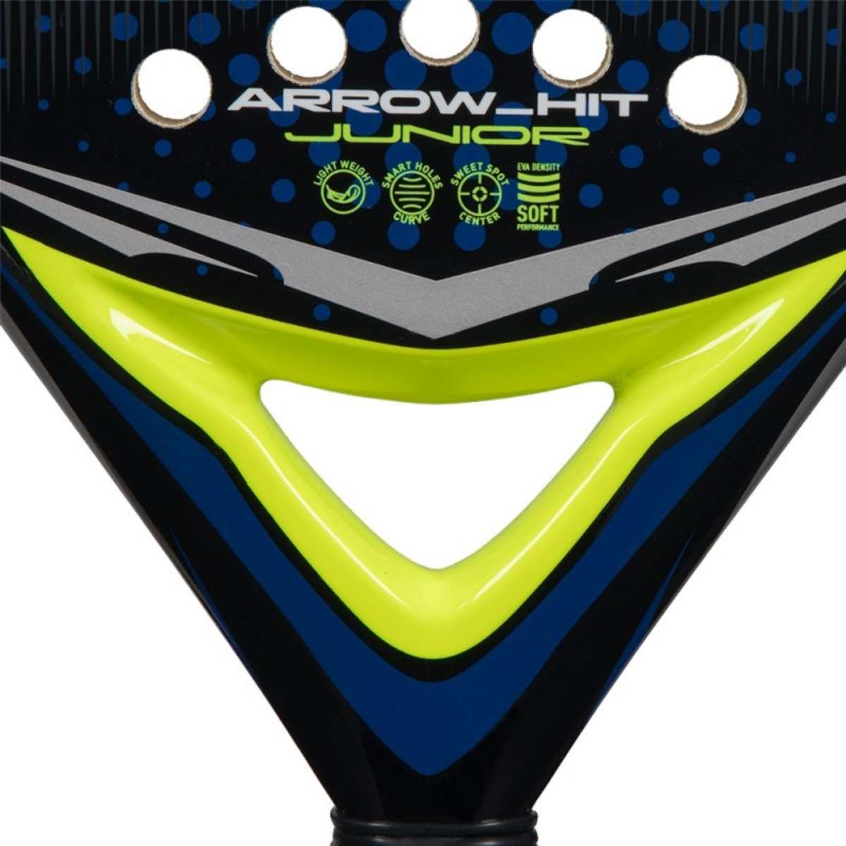 PALA ADIDAS ARROW HIT WHITE/BLUE JUNIOR
