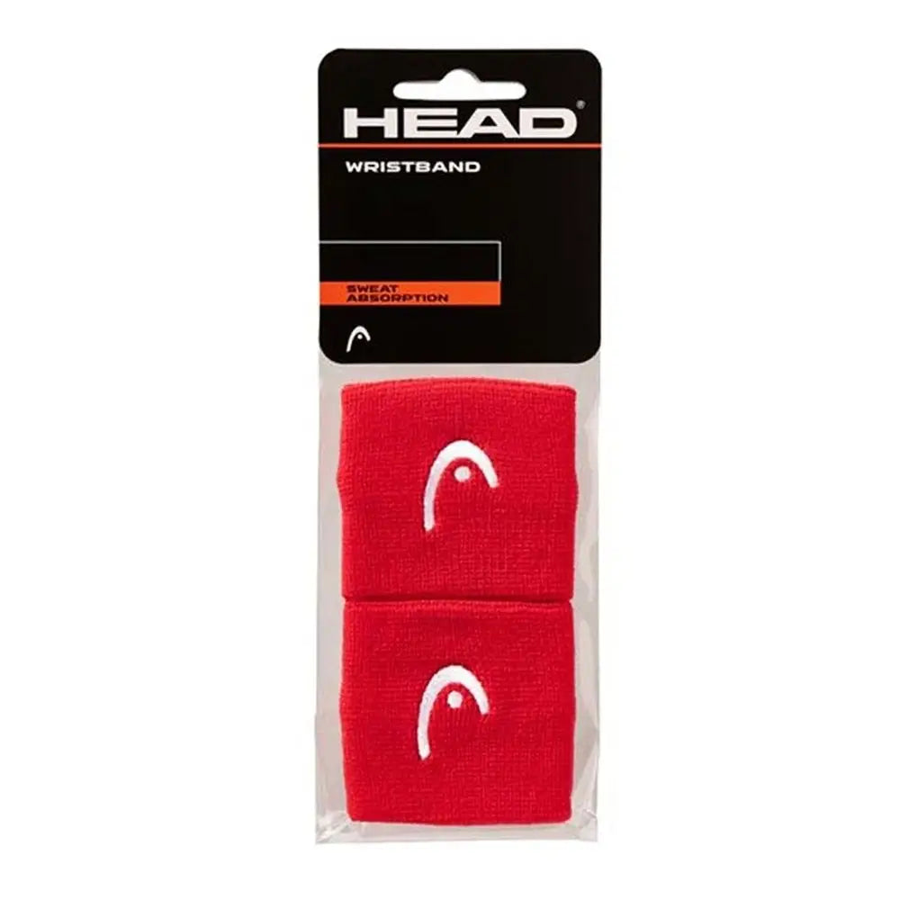 MUÑEQUERAS HEAD 2.5 ROJO