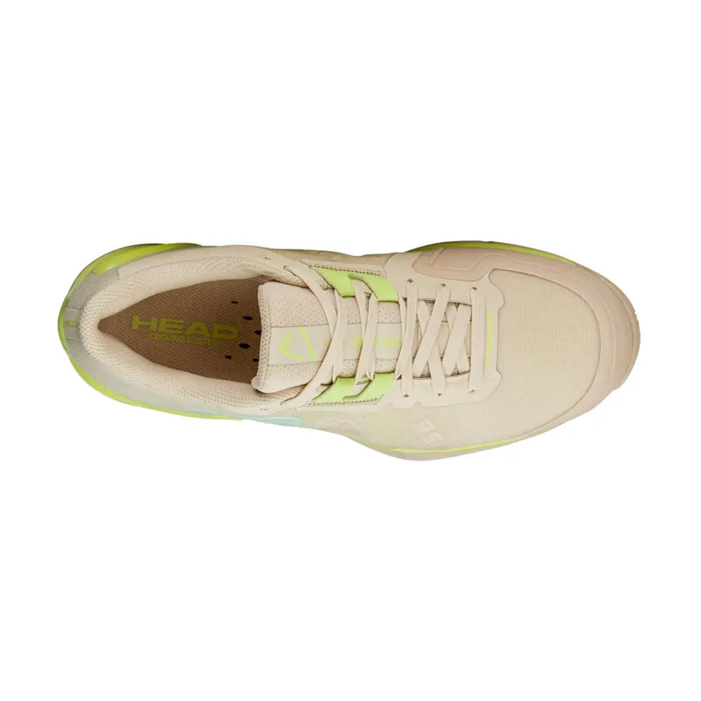 ZAPATOS HEAD SPRINT PRO 3.5 CLAY BEIGE AMARILLO MUJER 274153 MCLI