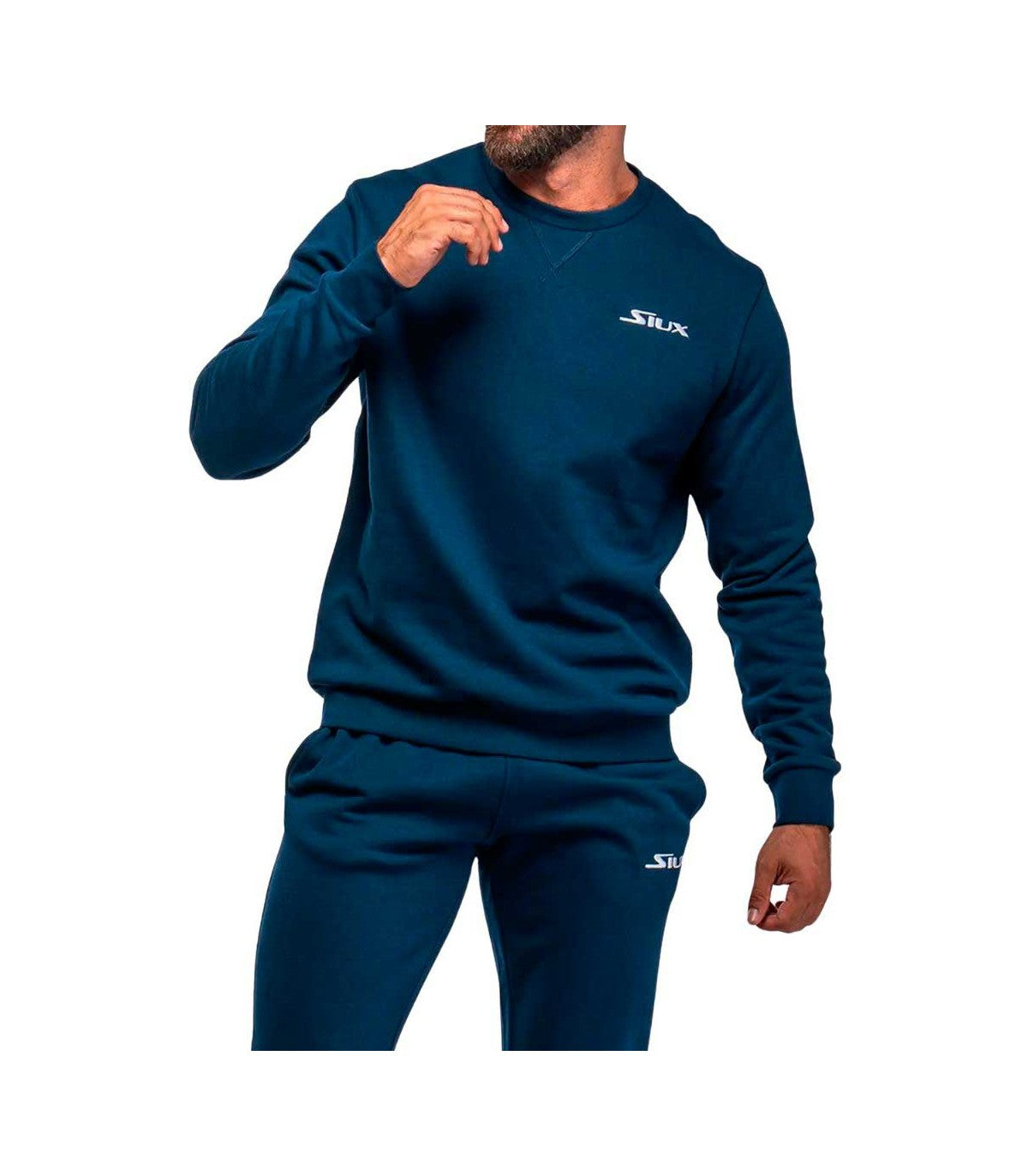 SUDADERA SIUX BASIC MARINO