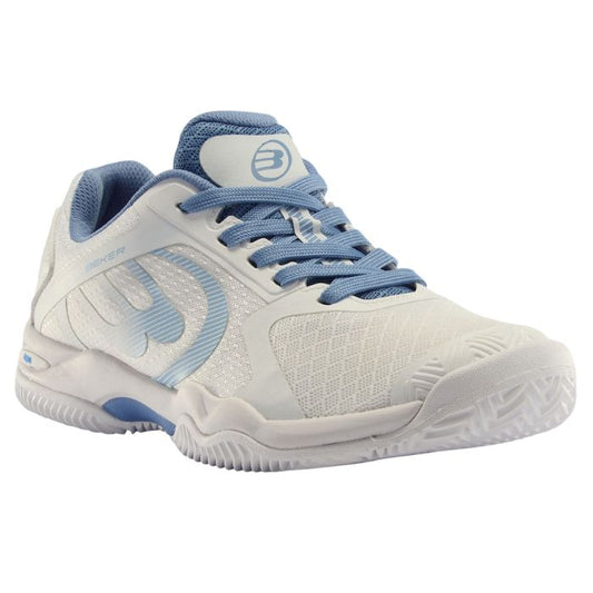 ZAPATOS BULLPADEL BEKER 24V BLANCO/ AZUL MUJER