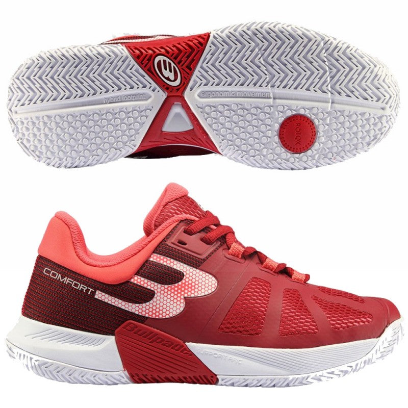 ZAPATOS BULLPADEL PRF COMFORT W 24V BU68069000 CEREZA MUJER